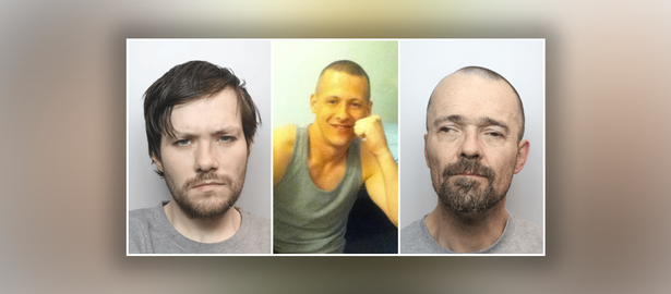 Jordan Downs (left), Michael McCann (middle) and Paul Simmons (right)