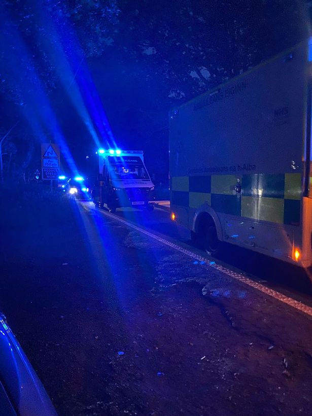 Scottish Ambulance Service assisted in the search for the man