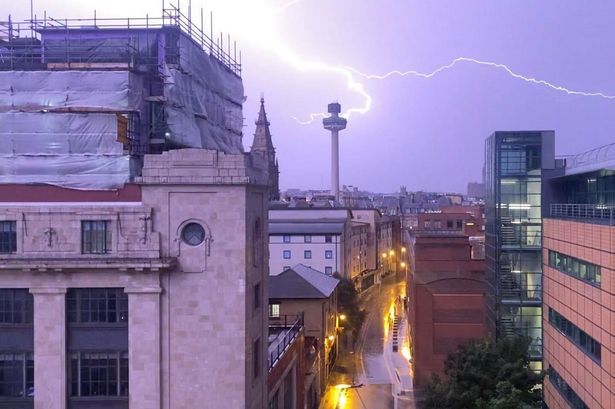 Thunder has been forecast for Liverpool tomorrow