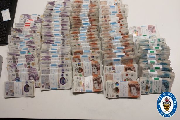 £115k in cash seized together with drugs and three arrested as part of a County Lines bust