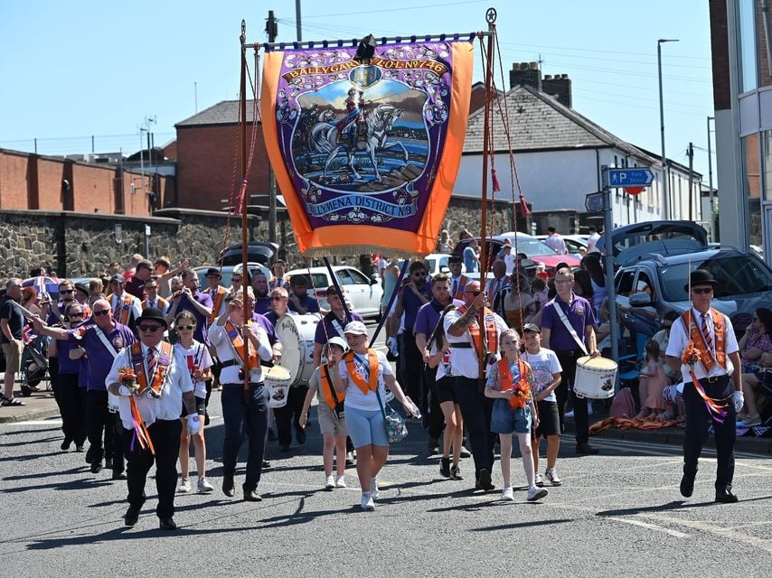Ballymena parade: Ballygarvey LOL746. Credit: Pacemaker