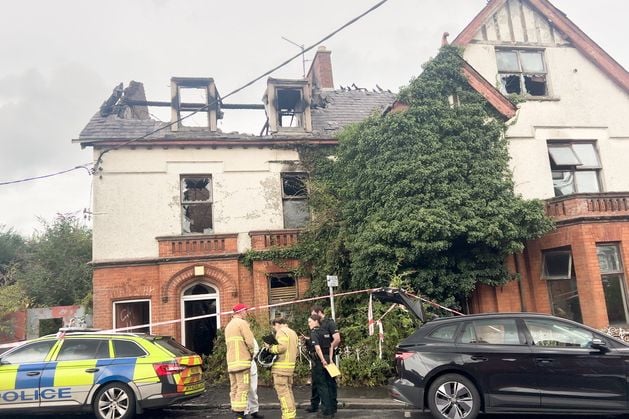 Windsor Avenue, Lurgan: Fire crews deal with major fire at building in Co Armagh town