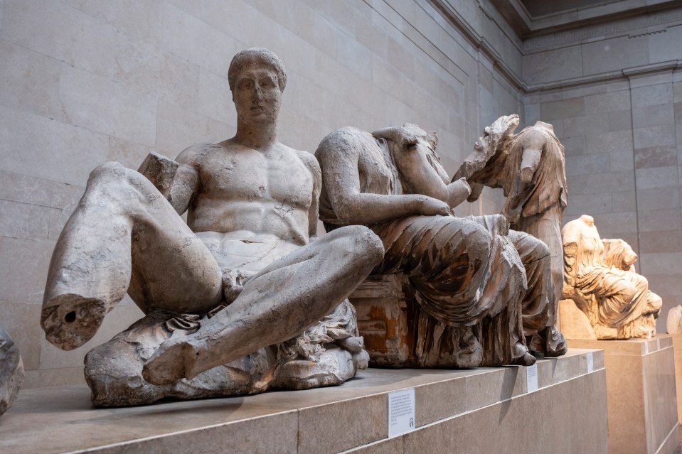 Parthenon sculptures at the British Museum.