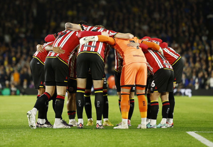 SUFC - Sheffield United team huddle