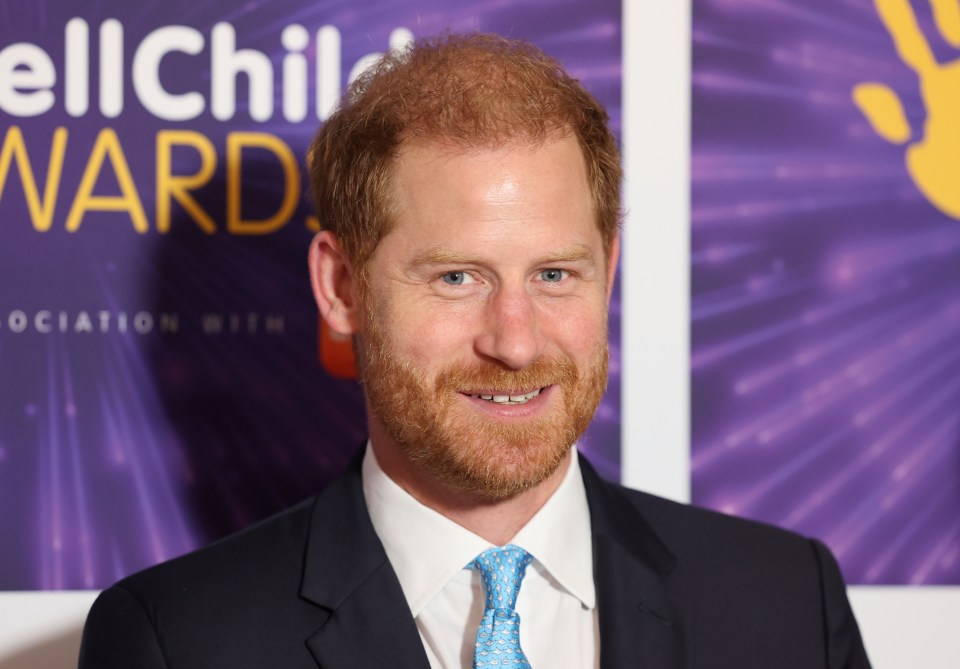 Prince Harry at the Wellchild Awards.