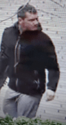 CCTV image of a man wanted for questioning in connection with a serious assault.