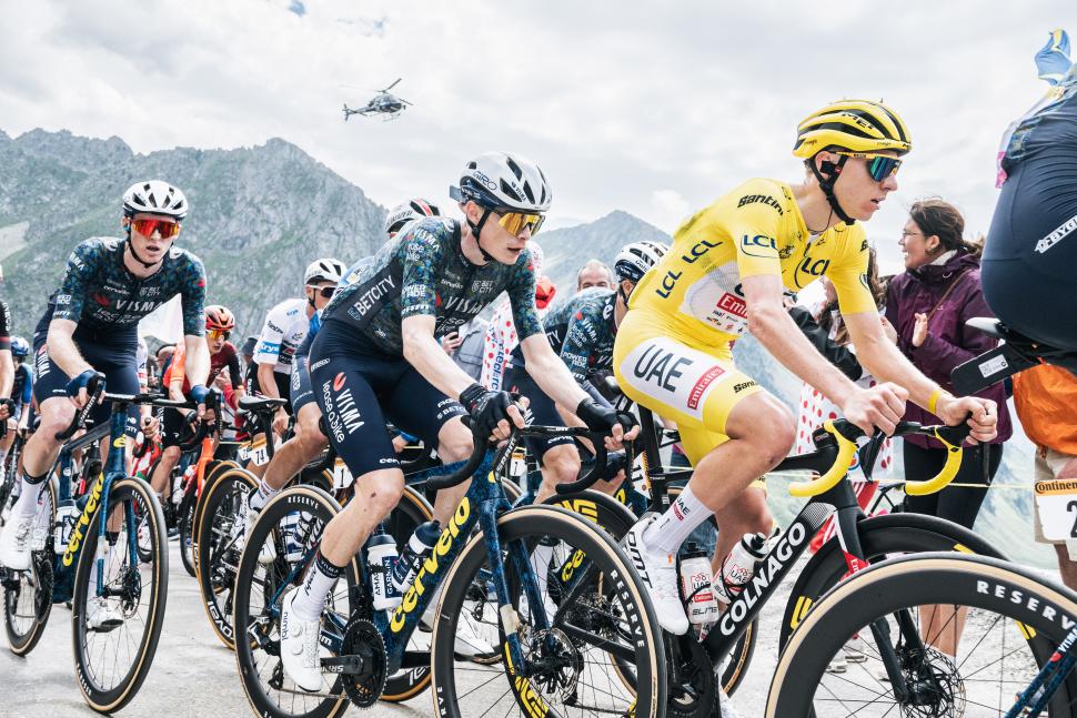 Tadej Pogačar and Jonas Vingegaard, 2024 Tour de France 