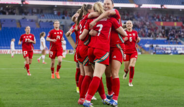 International Football, UEFA Women’s Nations League A Match between Wales and Denmark at The Cardiff City Stadium in Cardiff, Wales, UK