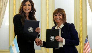 U.S. Homeland Security Secretary Noem visits Argentina