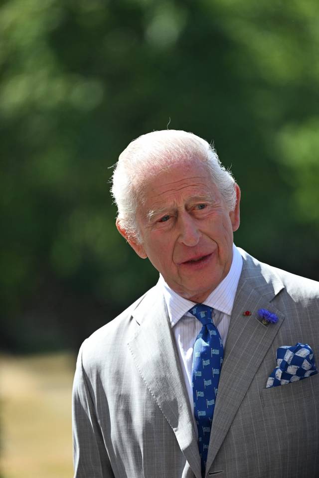King Charles III at Windsor Castle.