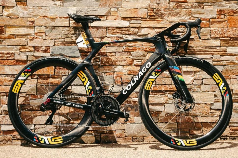 2025 Tour de France Colnago Y1Rs Black Version Tadej Pogacar bike alone