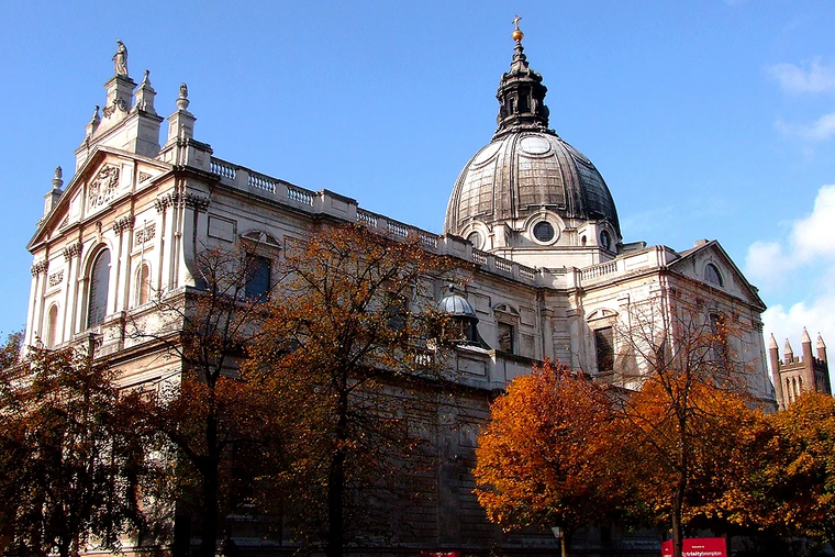 The Brompton Oratory in London, with which the London Oratory School is associated.