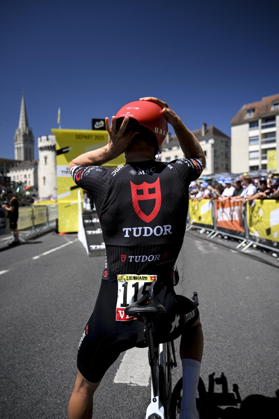 Fabian Lienhard, stage 5, 2025 Tour de France (Charly)
