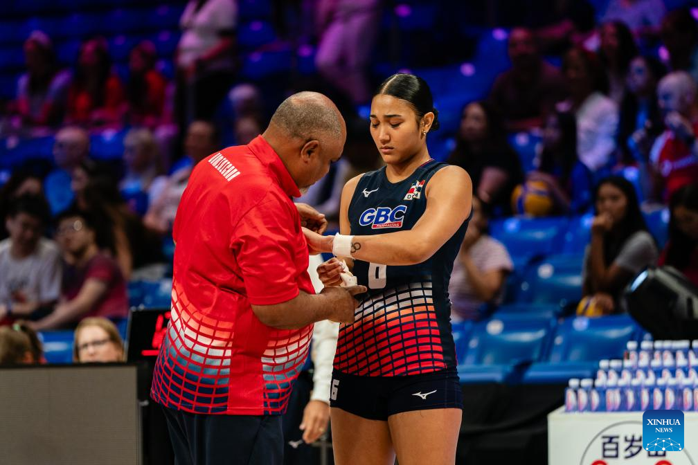 Women's Volleyball Nations League: Germany vs. Dominican Republic-Xinhua