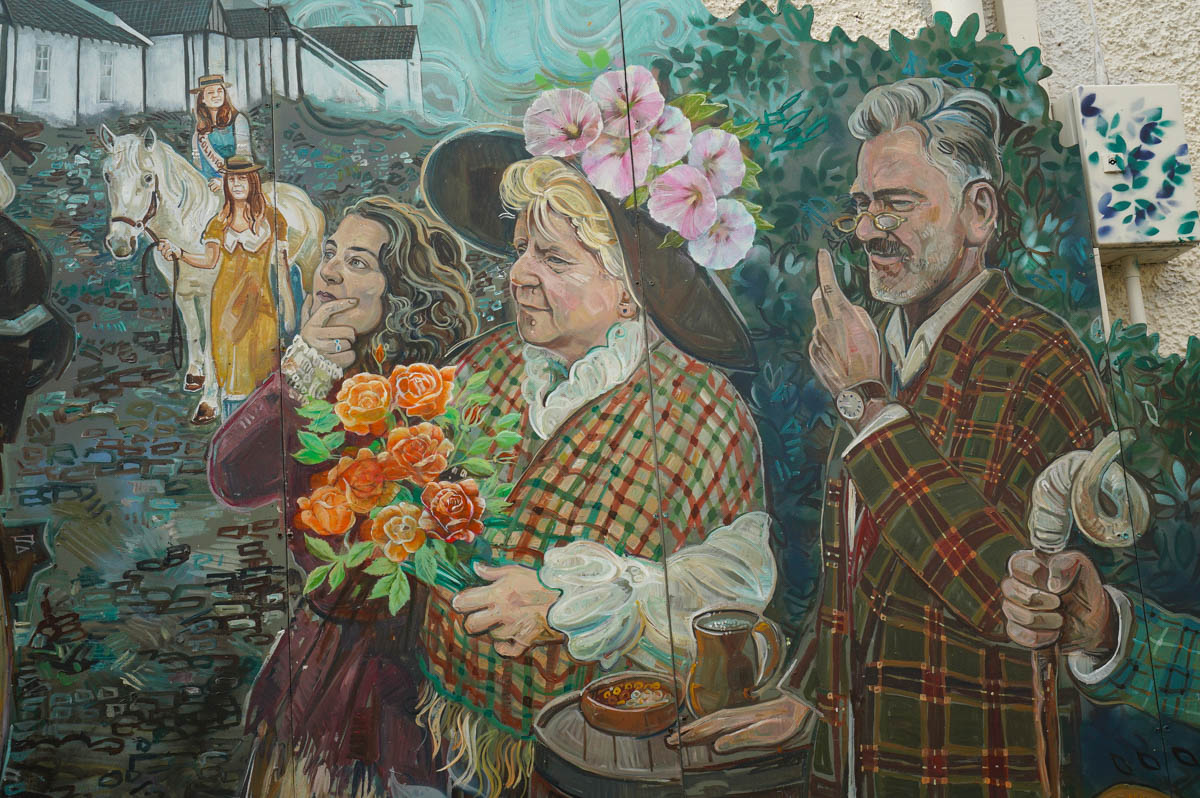 New mural officially unveiled on Cuddies Lane