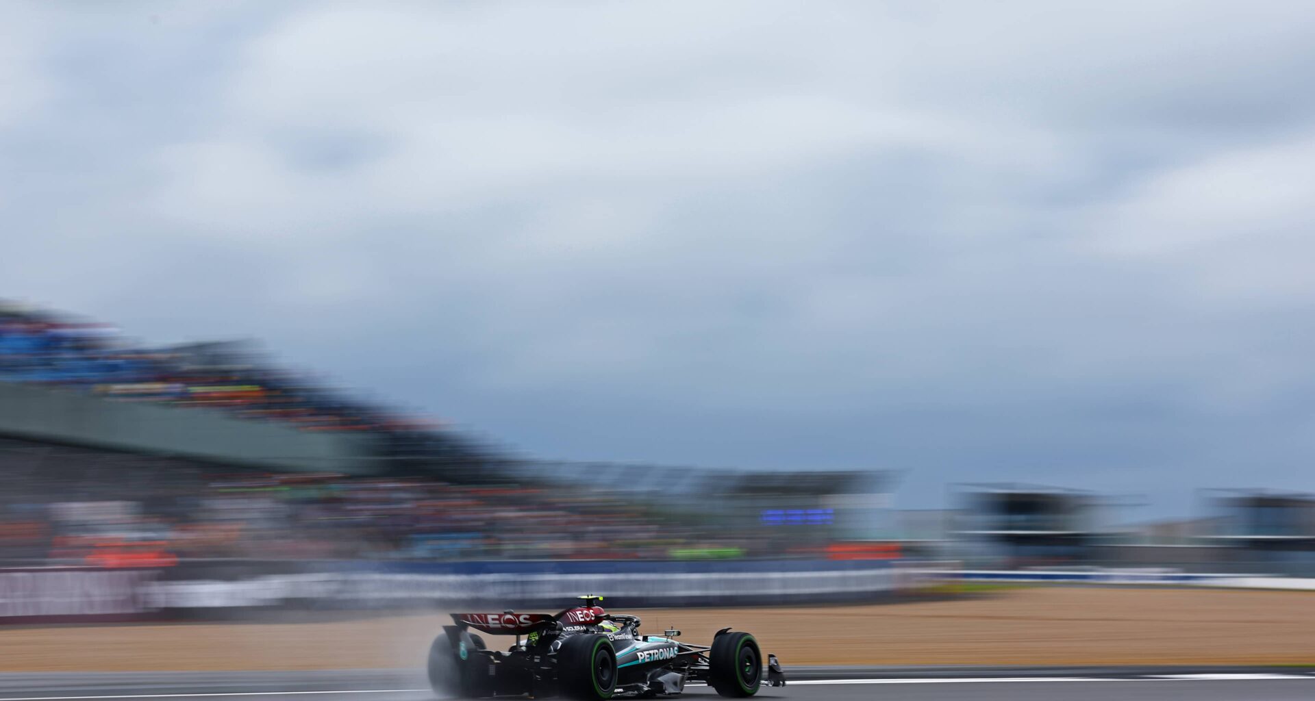 NORTHAMPTON, ENGLAND - JULY 09: A general view as Oscar Piastri of Australia driving the (81)