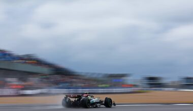 NORTHAMPTON, ENGLAND - JULY 09: A general view as Oscar Piastri of Australia driving the (81)