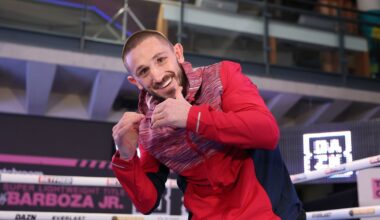 Jazza Dickens batters Albert Batyrgaziev for interim WBA belt
