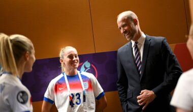 Prince William set to roar on the Lionesses at UEFA Women's Euros Finals in Switzerland