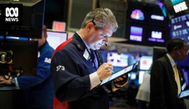 Live updates: Wall Street slips from record high on tariff worries, ASX set for doldrums