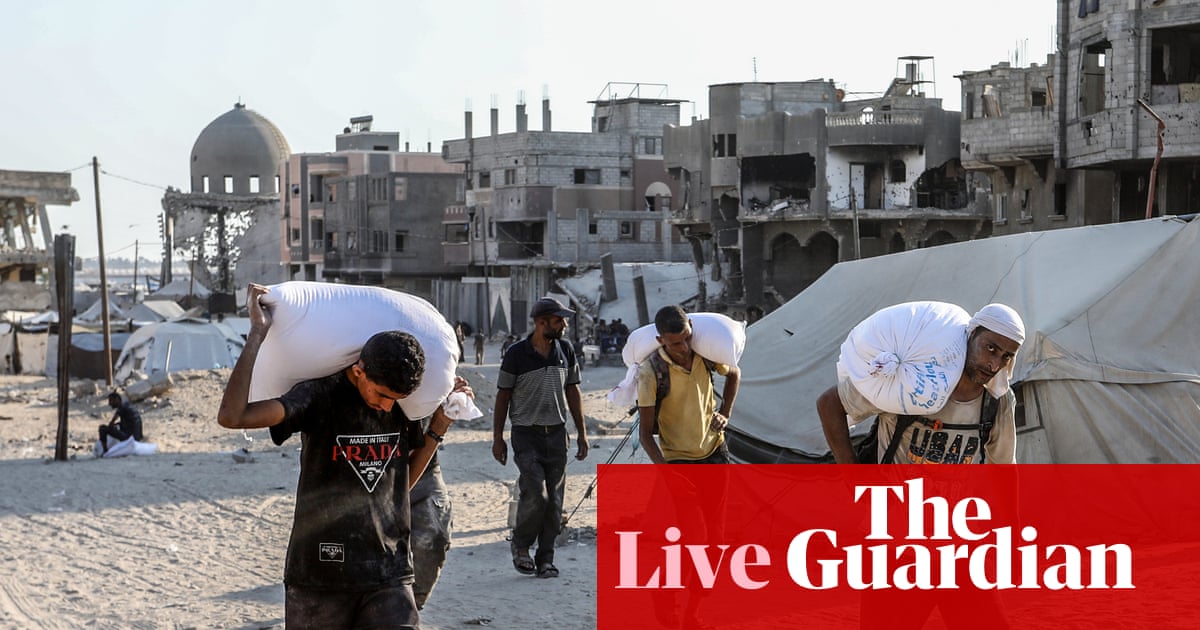 Middle East crisis live: a quarter of Gaza’s children seen at Médecins Sans Frontières clinics are malnourished, says organisation | Israel