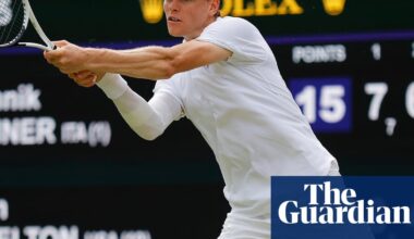 Sinner eases past Shelton in straight sets to seal Wimbledon semi-final spot | Wimbledon 2025