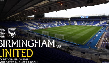 Birmingham City Ticket Details | Oxford United Football Club