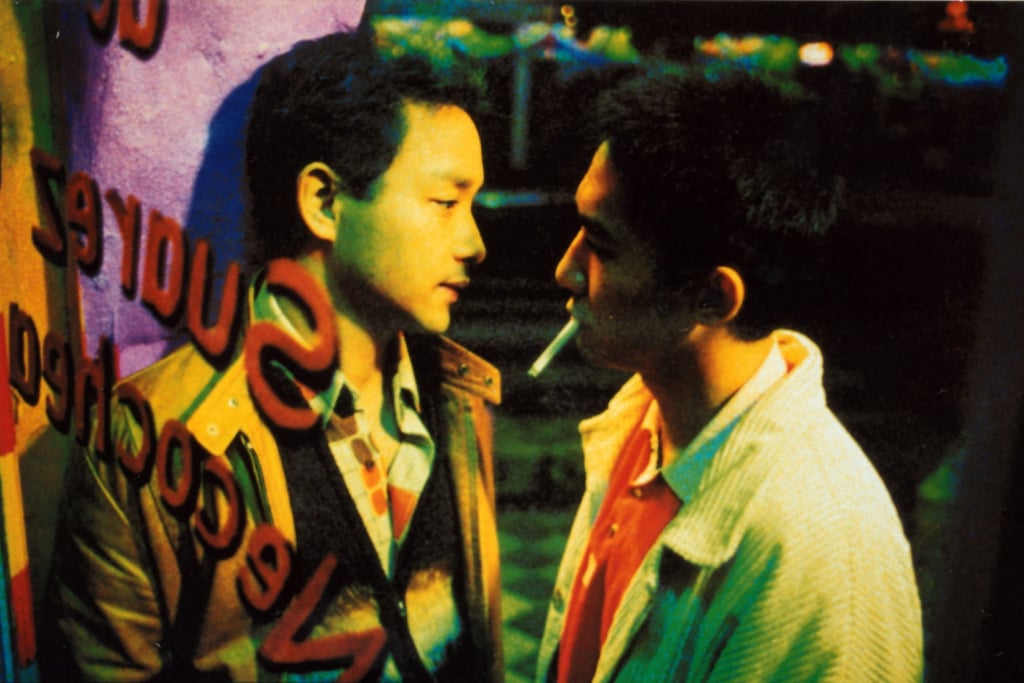 Leslie Cheung and Tony Leung in a scene from Happy Together by Wong Kar-wai, one of Chet Lo’s favourite directors. Photo: Film Co
