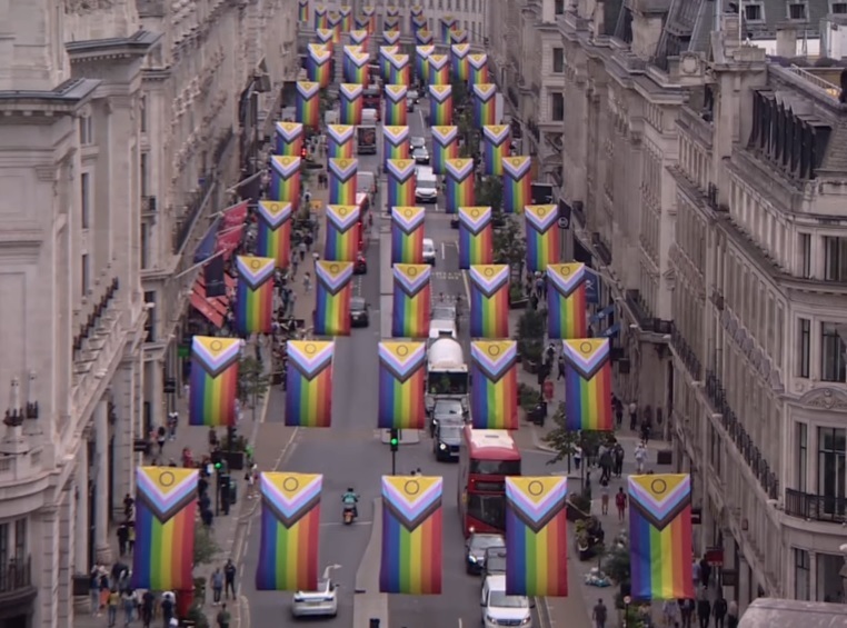 Sadiq Khan promotes controversial LGBT flag display in London