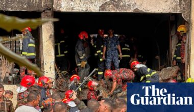 At least 19 killed as military plane crashes into Bangladesh school campus | Bangladesh