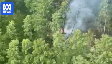 More than 40 people feared dead after passenger plane crash in Russia