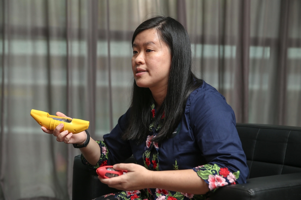 Vivian Kuit, marine biologist and scientific officer at MareCet Marine Mammal Research and Conservation, during an interview in Kuala Lumpur. — Picture by Yusof Mat Isa