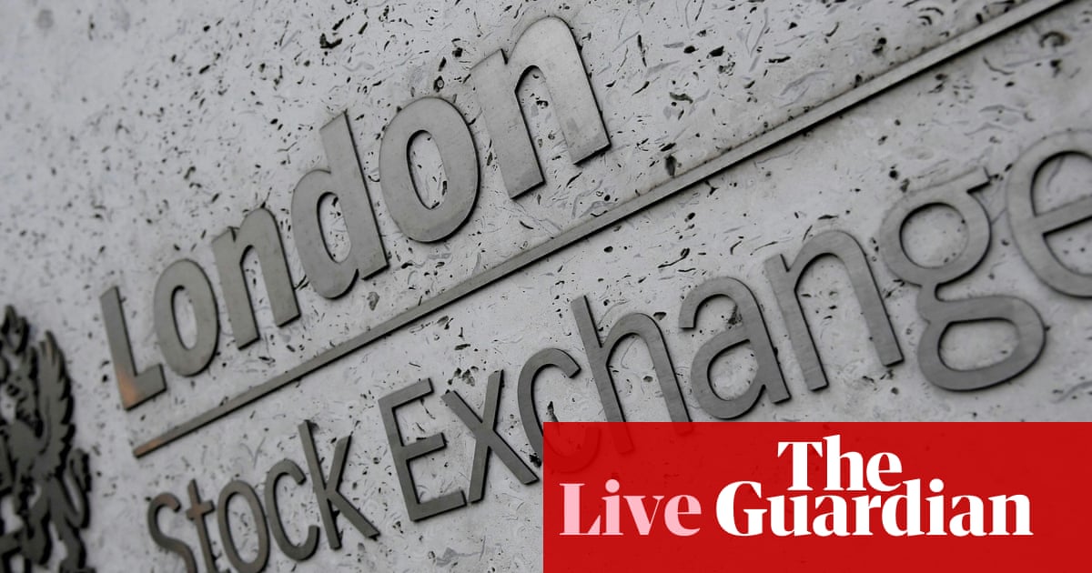 London stock market celebrates best first half to a year since 2021 as dollar slumped – business live | Business