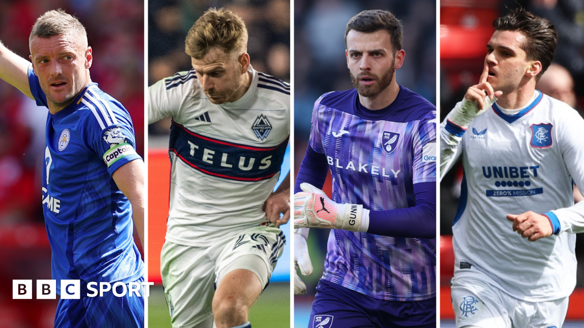 Jamie Vardy, Stuart Armstrong, Angus Gunn and Ianis Hagi