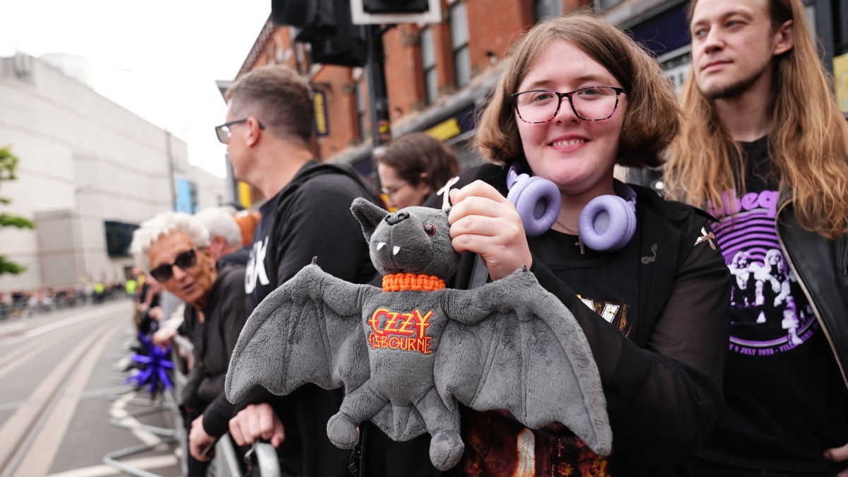 Ozzy Osbourne funeral procession: fans line Birmingham streets