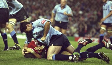 Waratahs v Lions clash sparks memories of Ronan O’Gara’s battered face