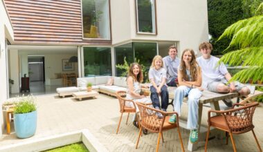 We built the only modern house on the village green
