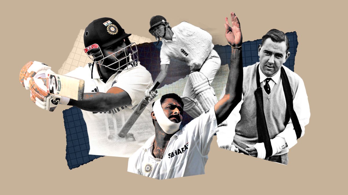 Hobbling Rishabh Pant joins pantheon of cricket’s injured heroes