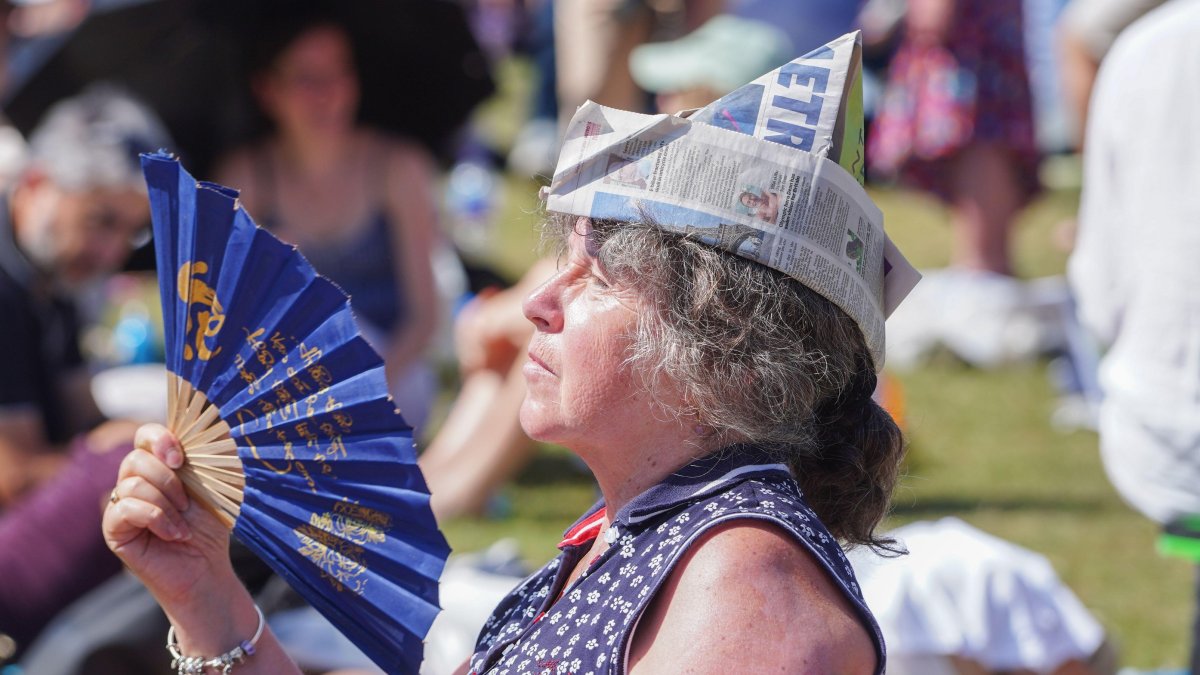 Wimbledon play paused after fan collapses in 32.3C Centre Court heat