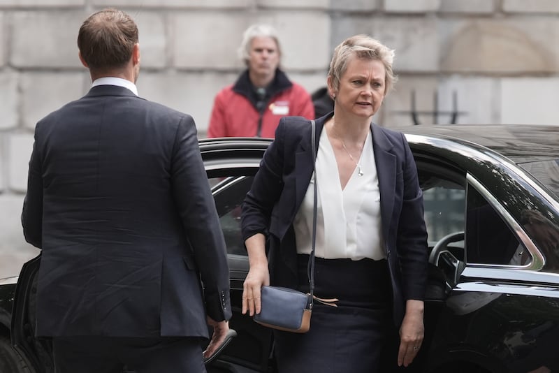 Home Secretary Yvette Cooper would not be drawn on whether she was in agreement with the French leader