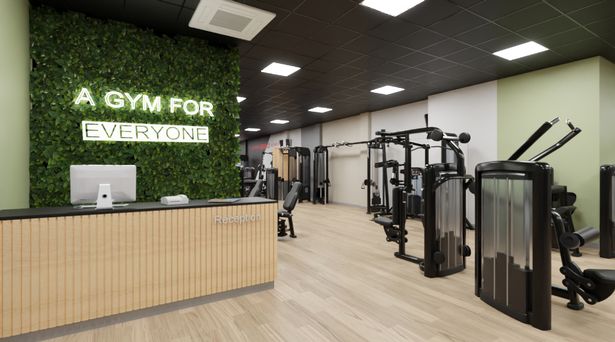 An artist's impression of the upgraded leisure centre