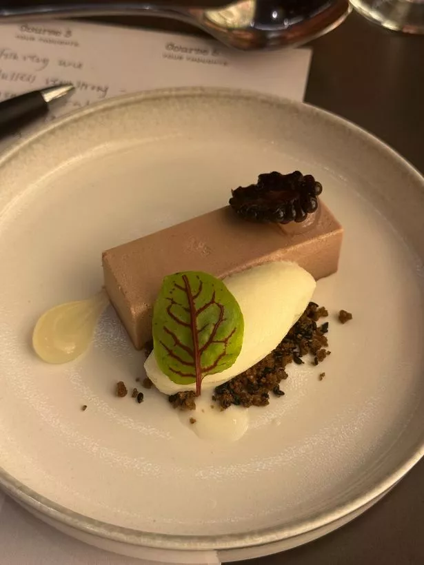 One of the courses offered at the restaurant