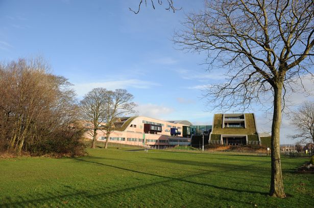 Springfield Park with Alder Hey Hospital in the background.