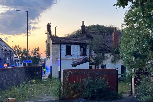 The Farriers Arms pub has suffered serious damage in the fire