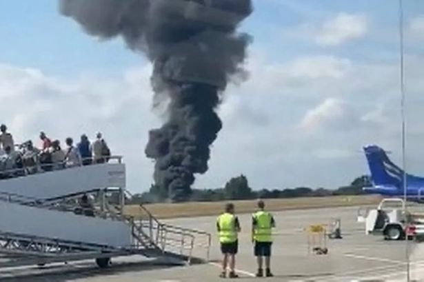 A plane has crashed at Southend Airport as a 'huge fireball' was spotted