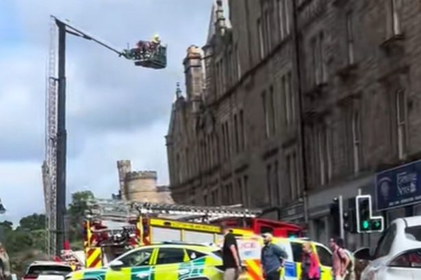 Emergency services at the scene