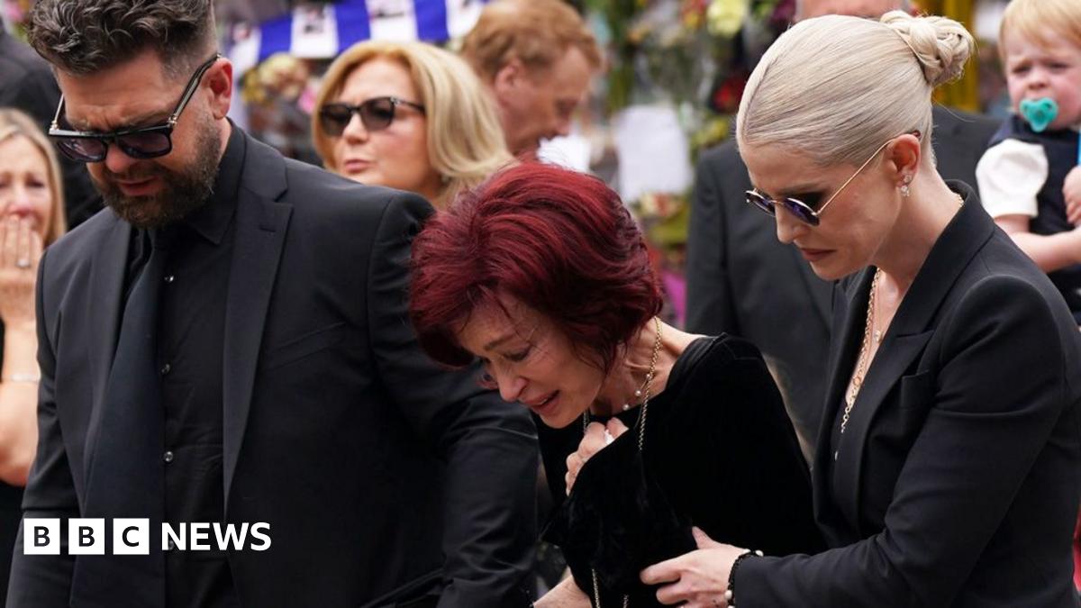 The family of Ozzy Osbourne (left to right) Jack Osbourne, Sharon Osbourne and Kelly Osbourne