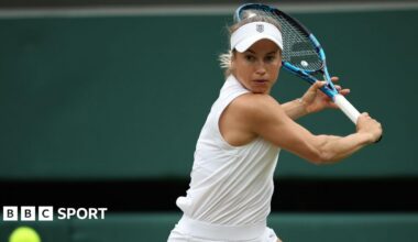 Yulia Putintseva shouts