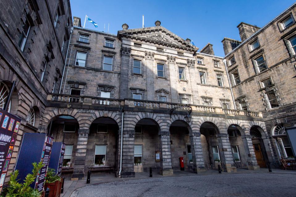 Edinburgh City Chambers courtyard.