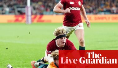 AUNZ Invitational XV 0-48 British & Irish Lions: rugby union – live | British & Irish Lions